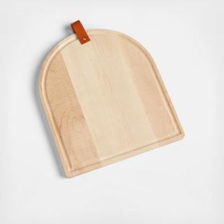 Tomos Maple Cutting Board with Leather Strap