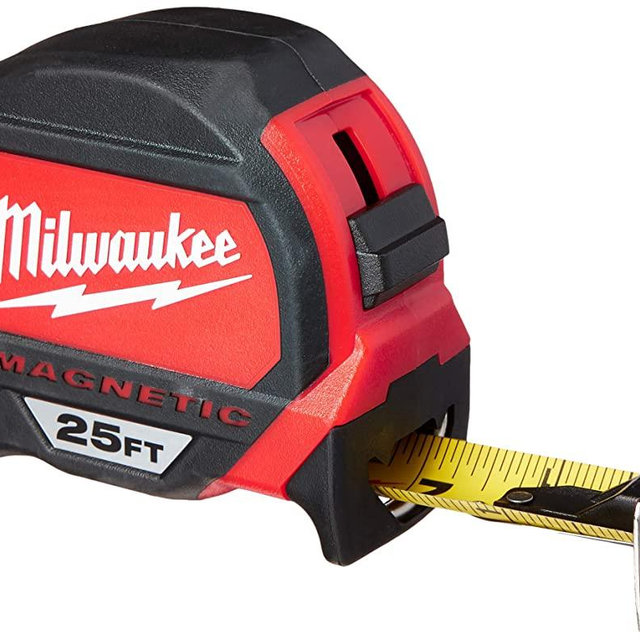 Milwaukee Tool 48-22-7125 Magnetic Tape Measure 25 ft x 1.83 Inch