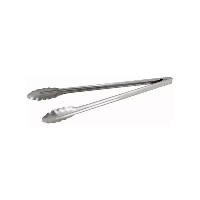 Winco Utility Tongs, Stainless Steel, Heavyweight, 16"