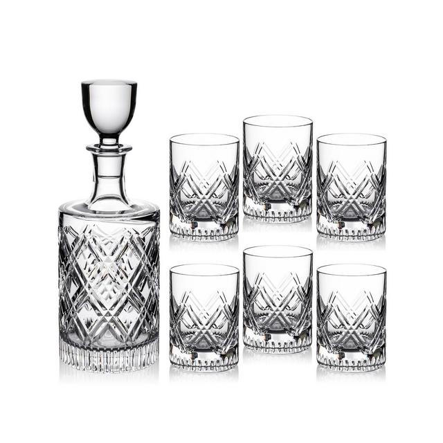 Marquis By Waterford Oblique Decanter and Tumbler Set, 7 Piece