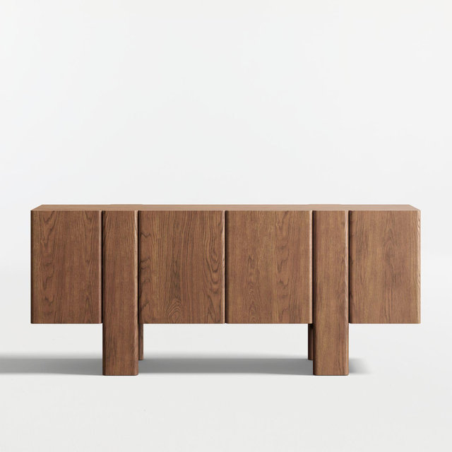 Hearth 76" Oak Credenza