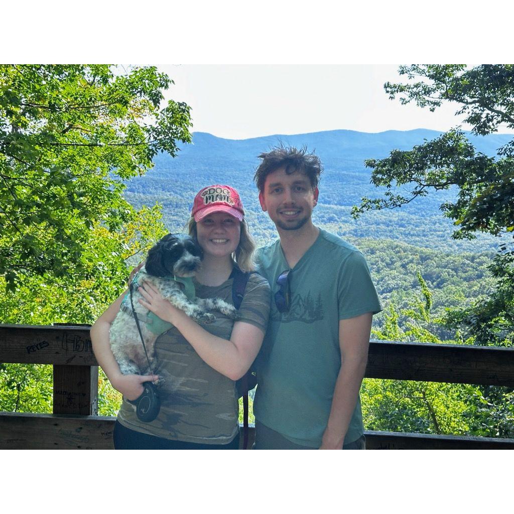 Amicalola falls with the 3 amigos