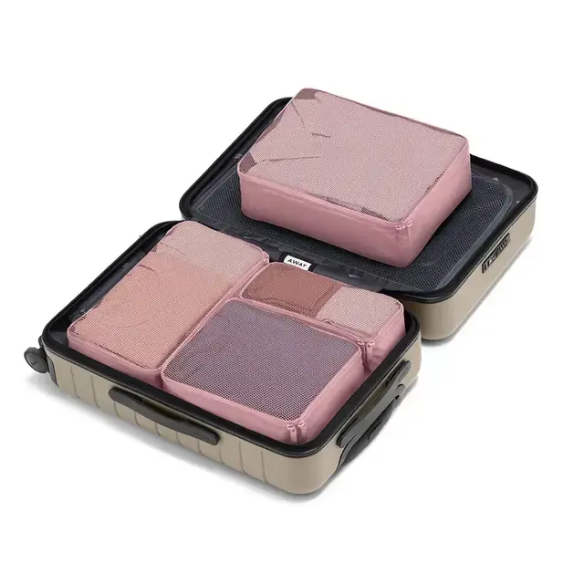 The Insider Packing Cubes (Set of 4) - 1 Blush + 1 Navy