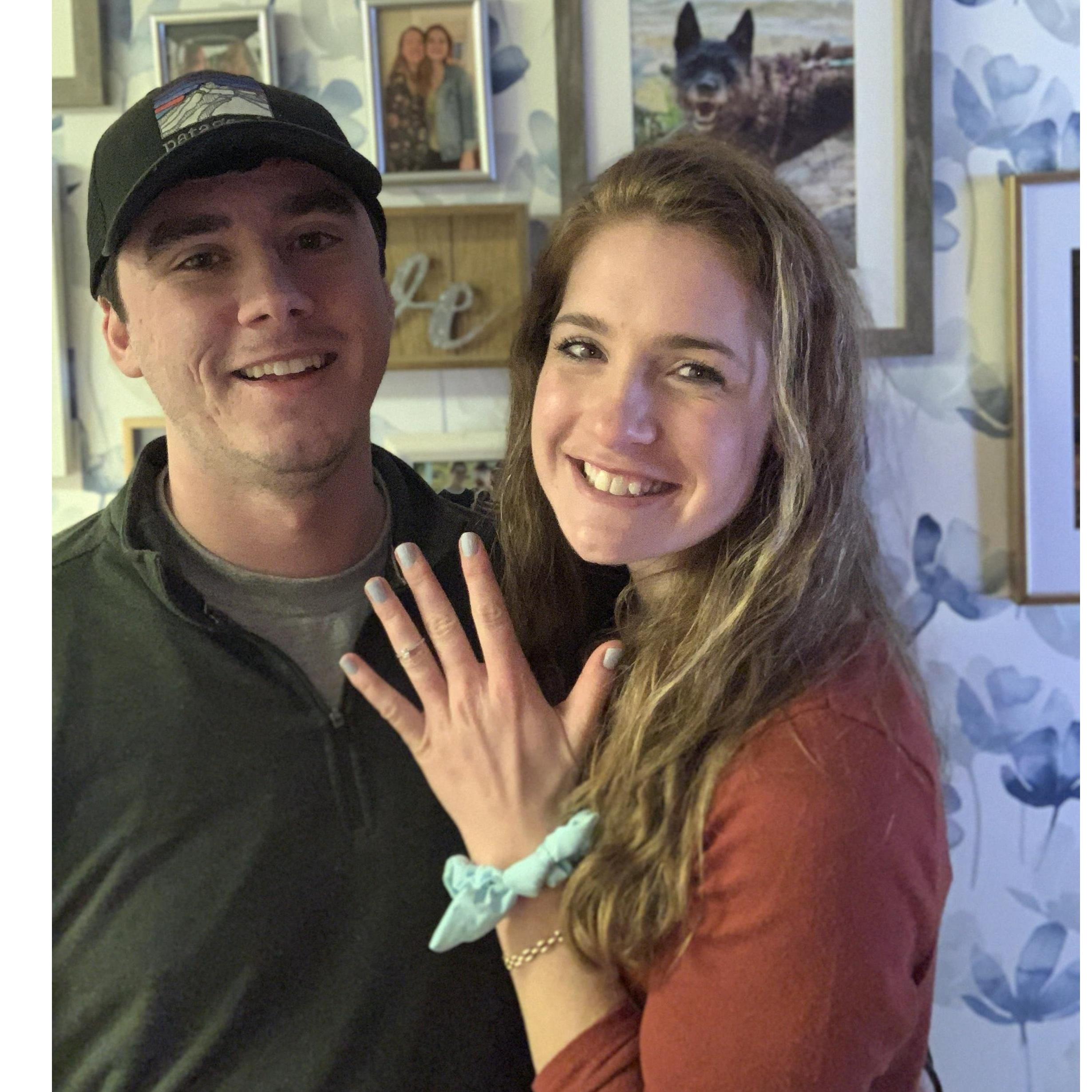 The day Derek proposed!