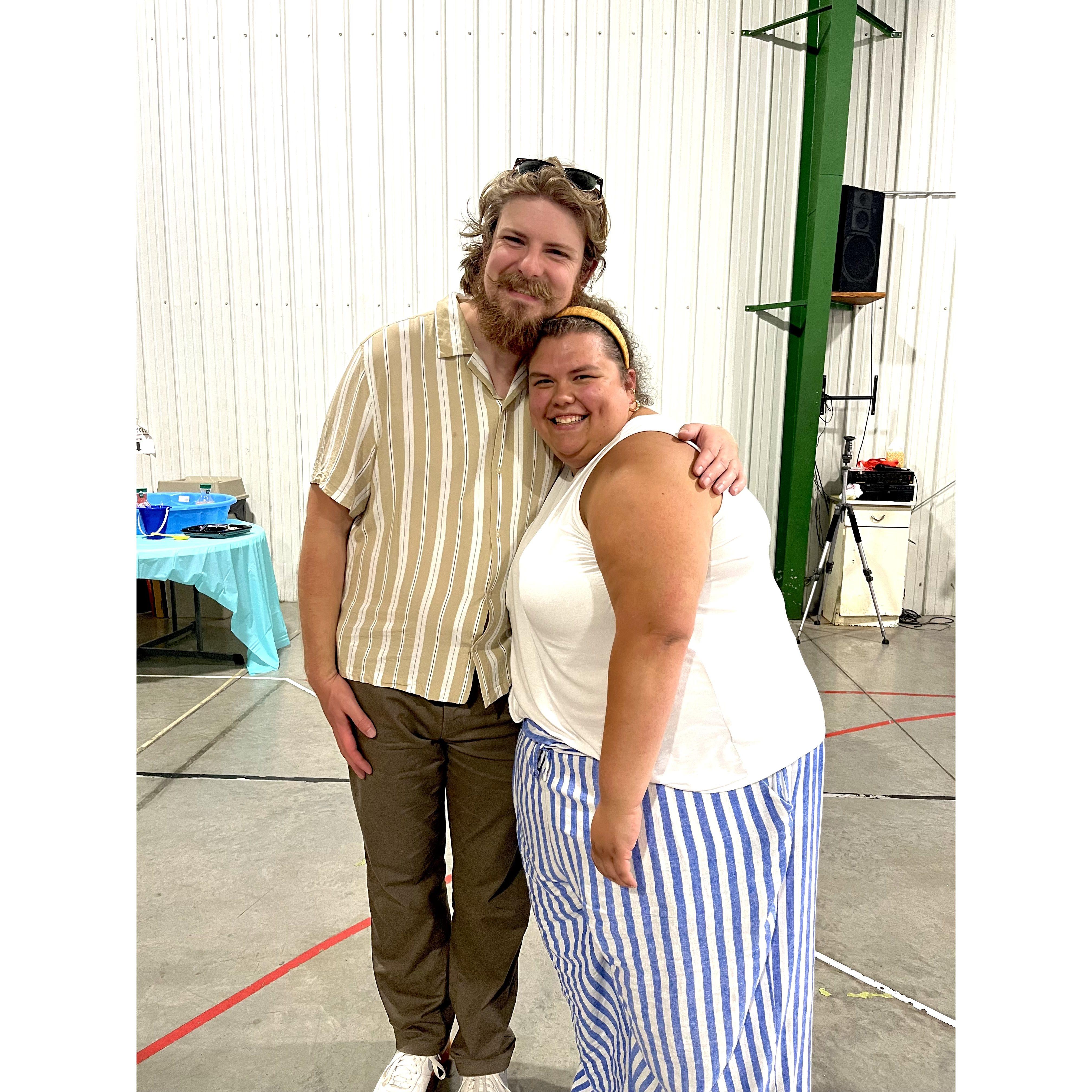 from our trip to Tyrone for Paige's mom's retirement party. Barrett got to meet a LOT of extended family that trip!