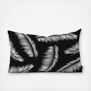 Palm Leaves Oblong Lumbar Pillow