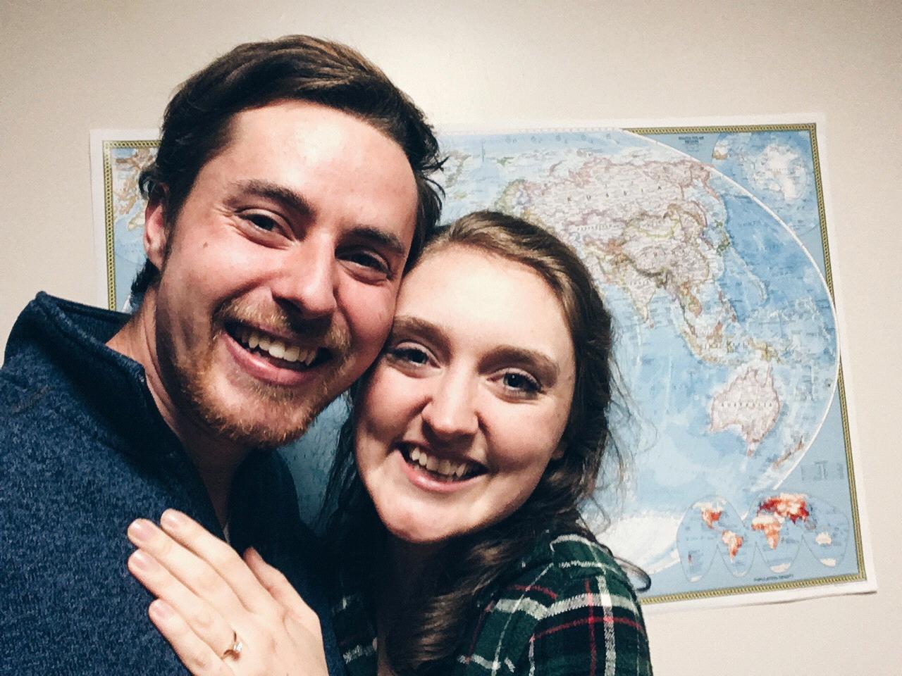 The [spontaneous] moment of engagement!