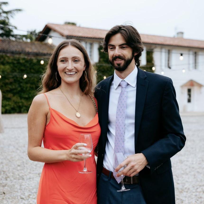 The Boermans' wedding in Bordeaux, France, 2024.