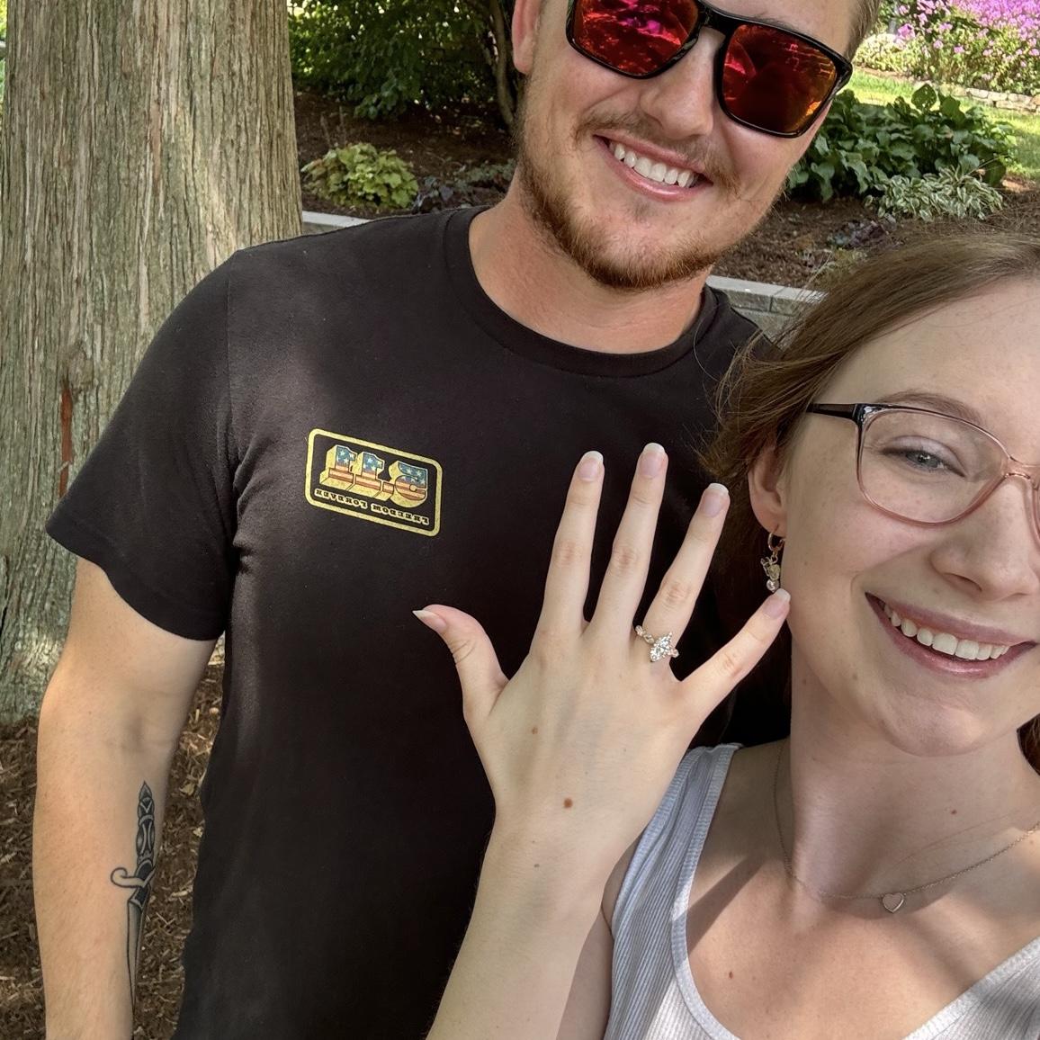 When he proposed!!!!!! 💍❤️