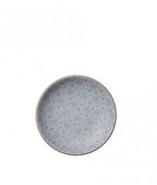 Heath Ceramics - Indigo Rosebud Etched Bread and Butter Plate