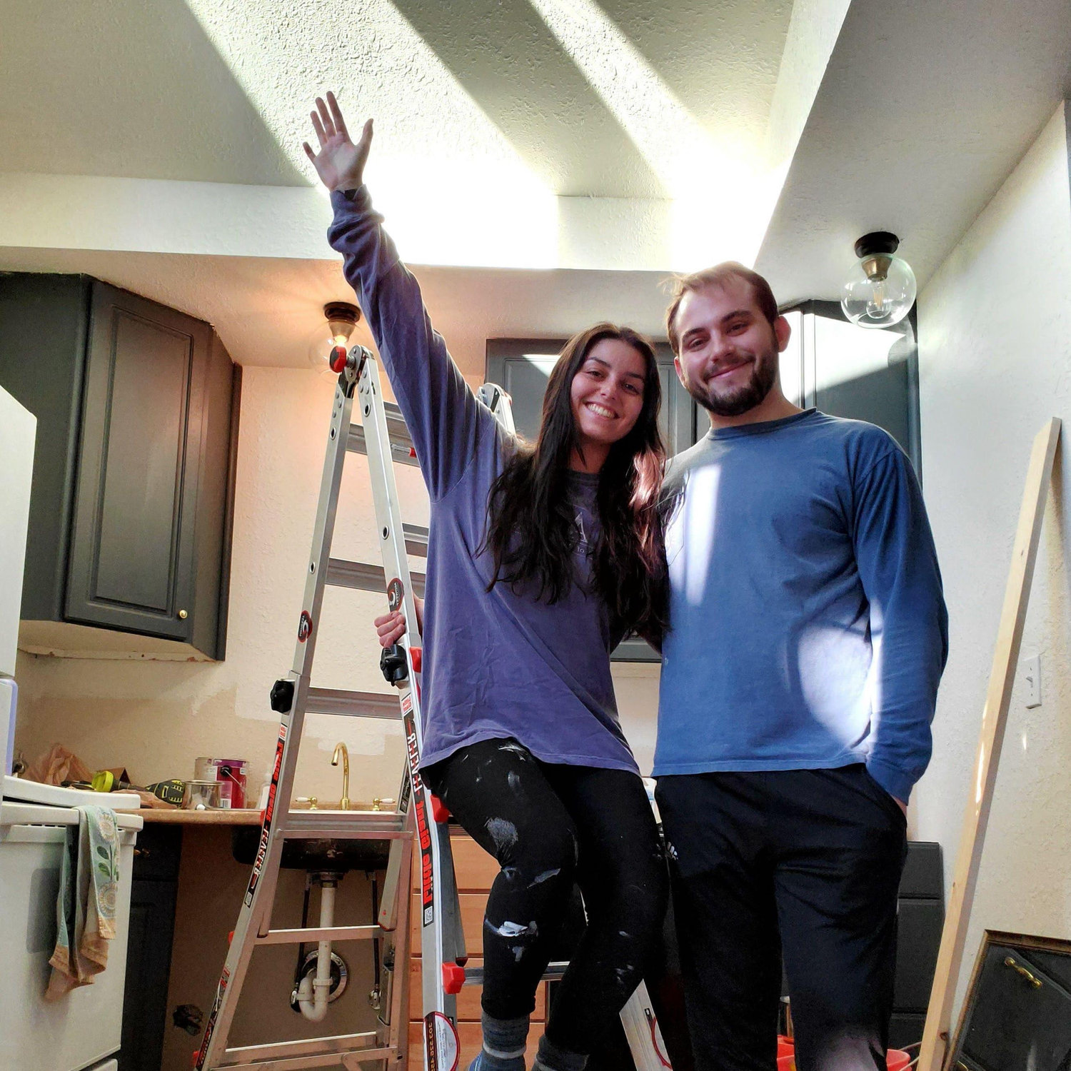 When we bought our first home(s) together and dove head first into DIY renovations!