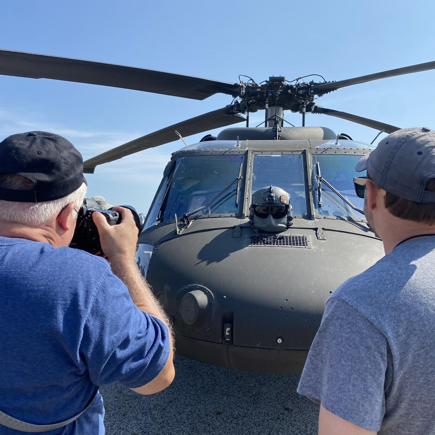 Brad and Mark at the Muskegon airshow 2023.