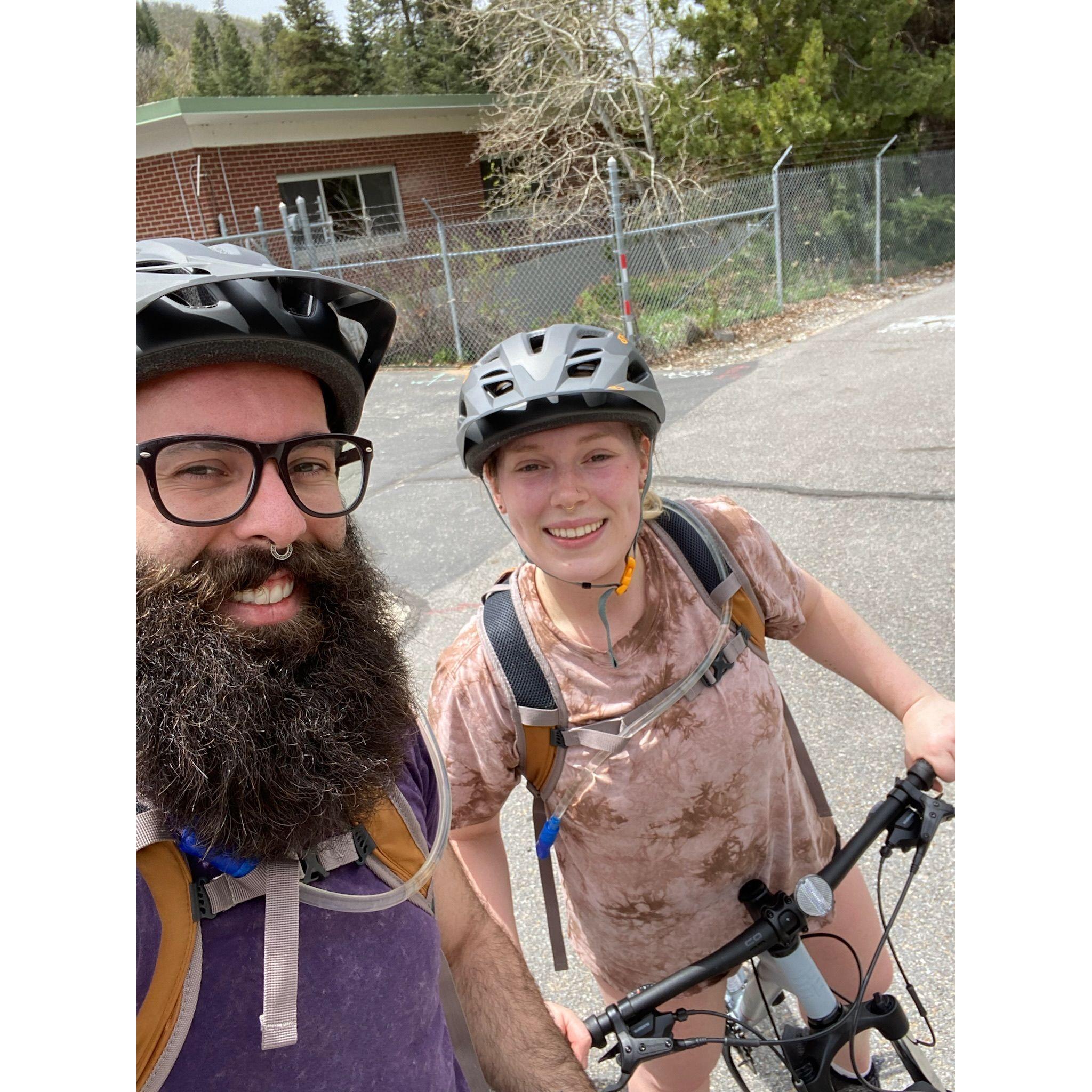 We ~love~ going on bike rides together!