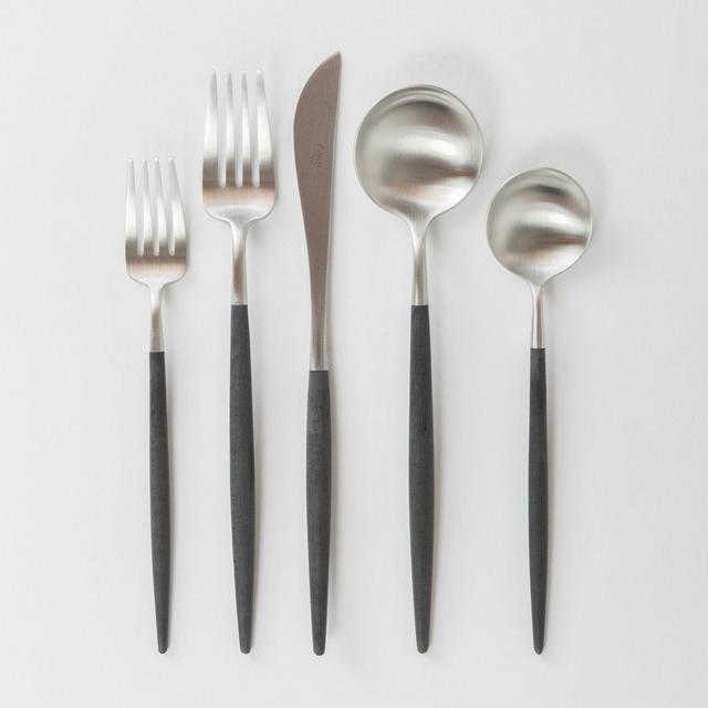 5PC | GOA BRUSHED STEEL & BLACK