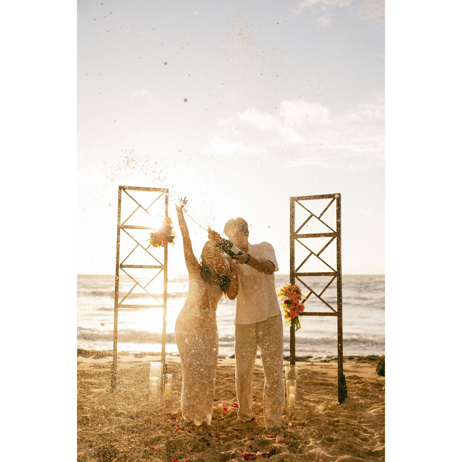 Nathen made the moment even more special with a live musician playing Michelle’s favorite love song.