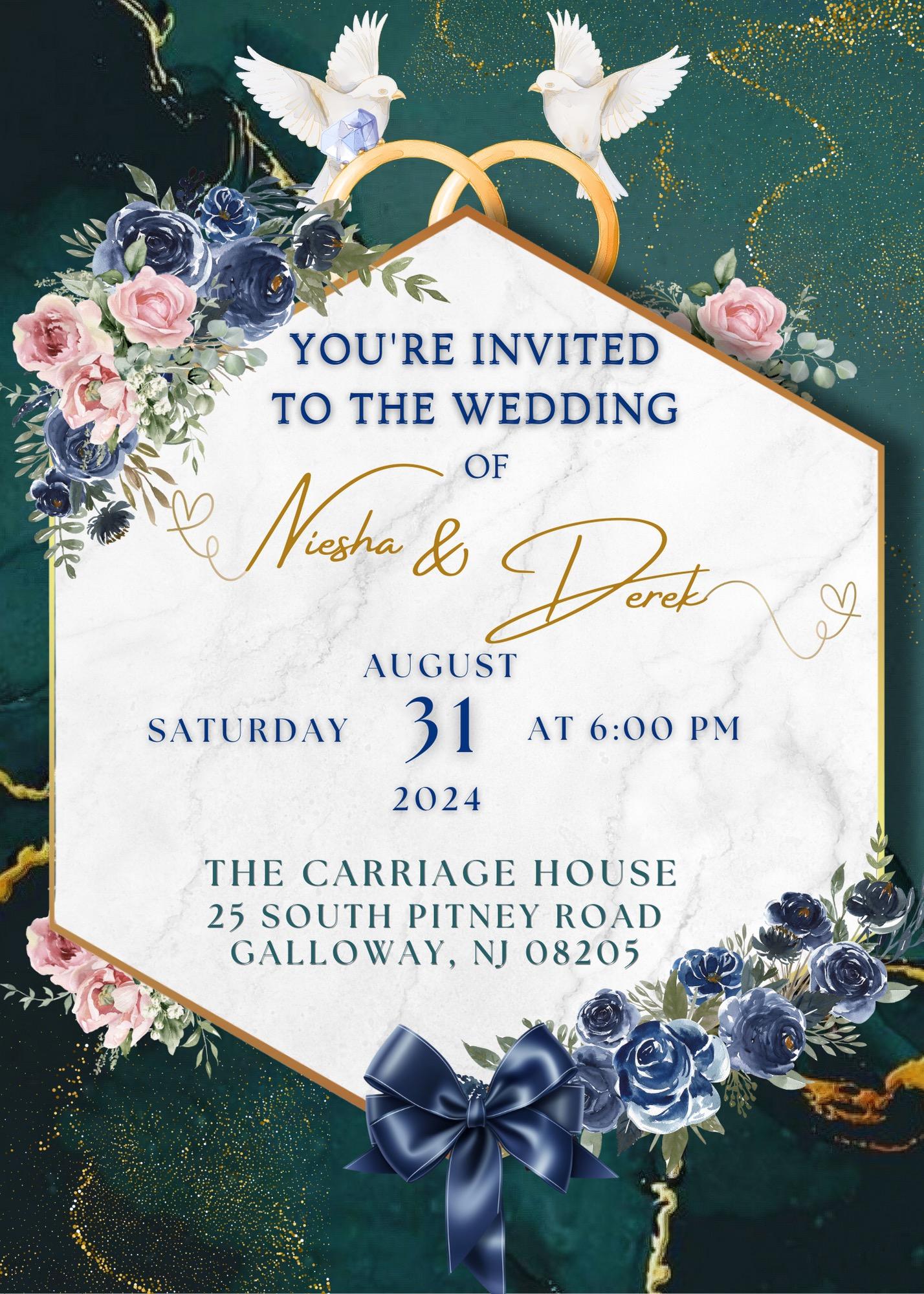 The Wedding Website of Niesha Bryant and Derek Strickland