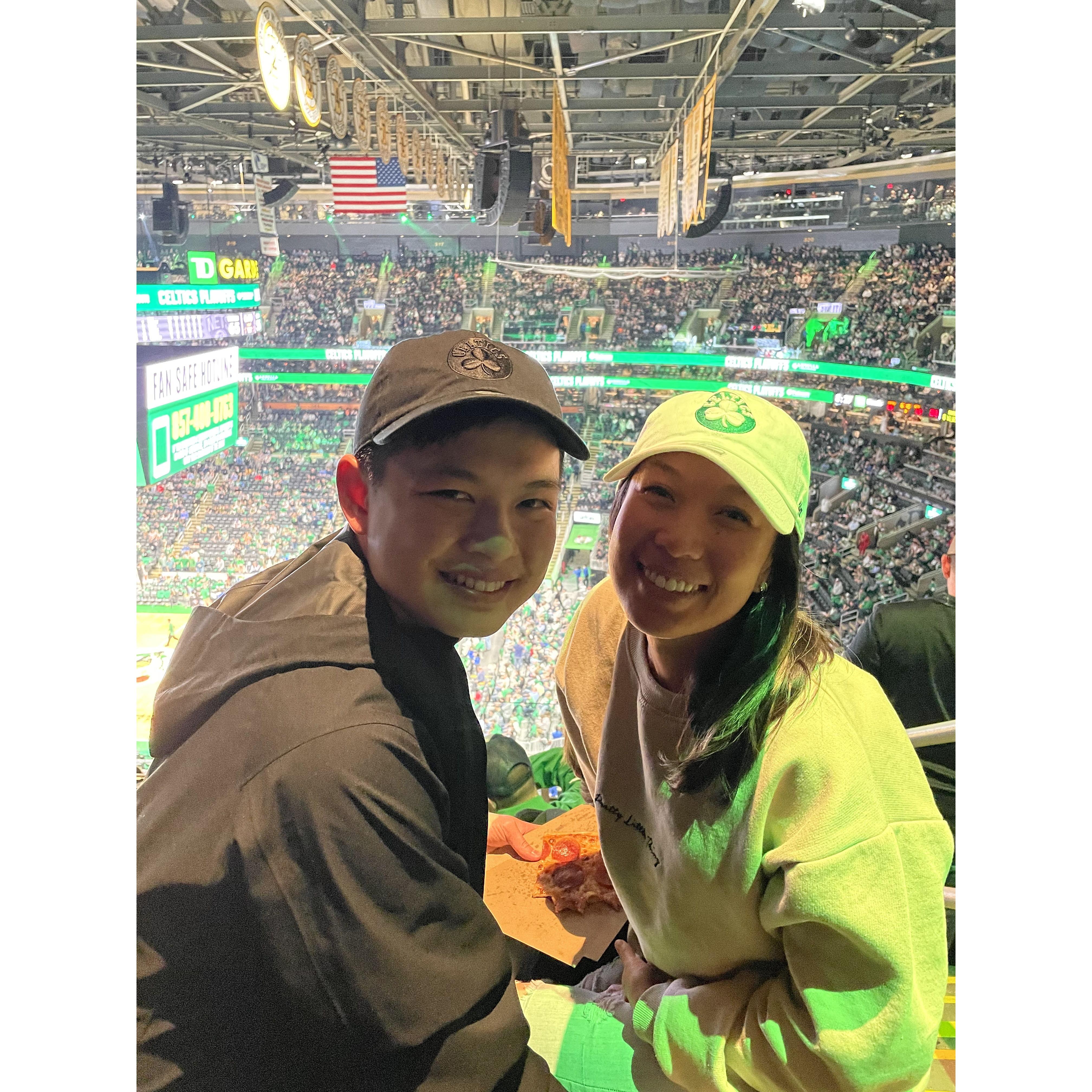Natalie quickly converted Gary into a die-hard Celtics fan after they began dating.
