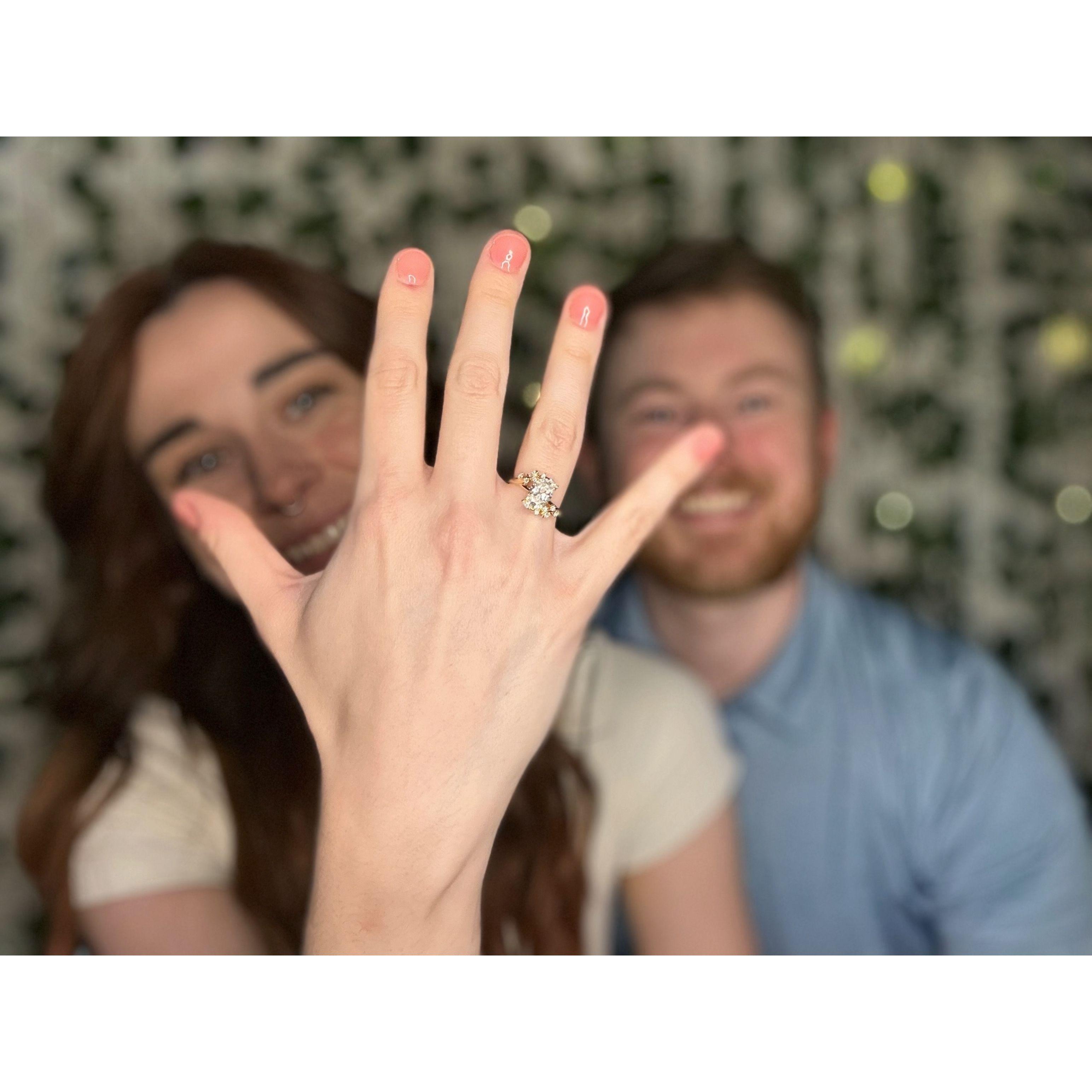 The day we became engaged! - April 2025