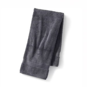 Land's End Supima Cotton Bath Towel, Rich Steel