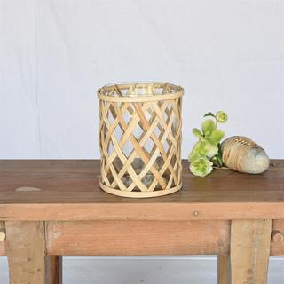 Cane Weave Vase