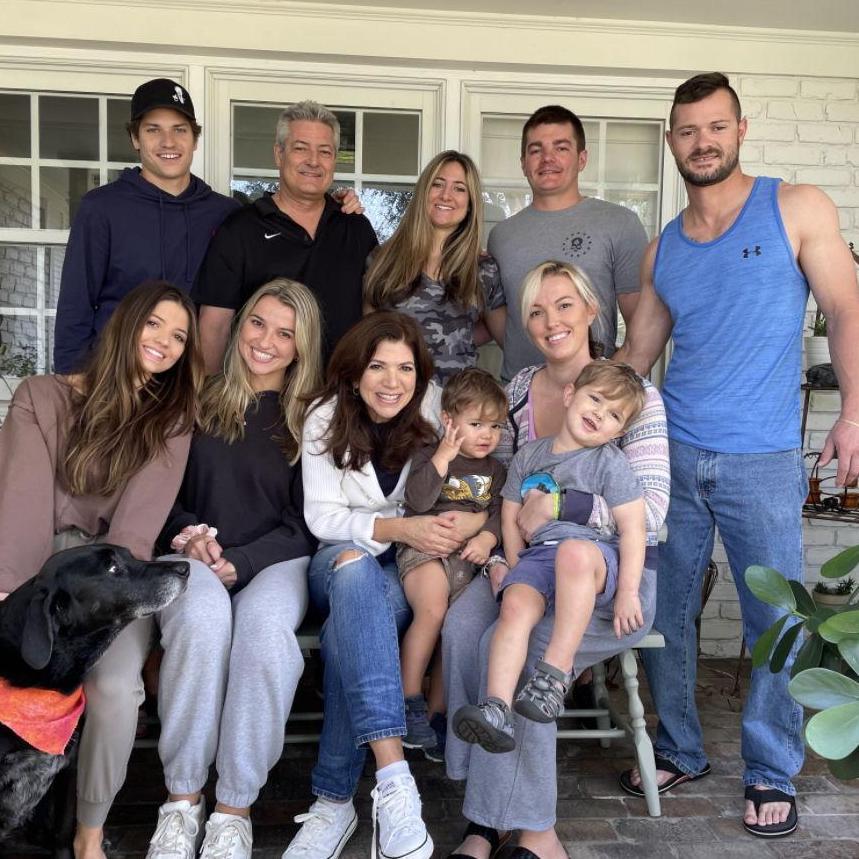 Lantagne family photo in 2021