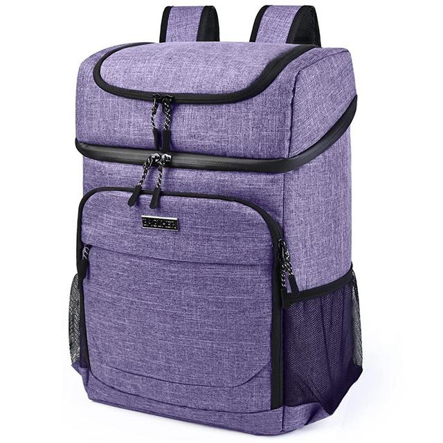BAGLHER Cooler Backpack 30 Cans Lightweight Insulated Backpack Cooler Leak-Proof,Lightweight Backpack with Cooler for Lunch Picnic Hiking Camping Beach Park Day Trips.