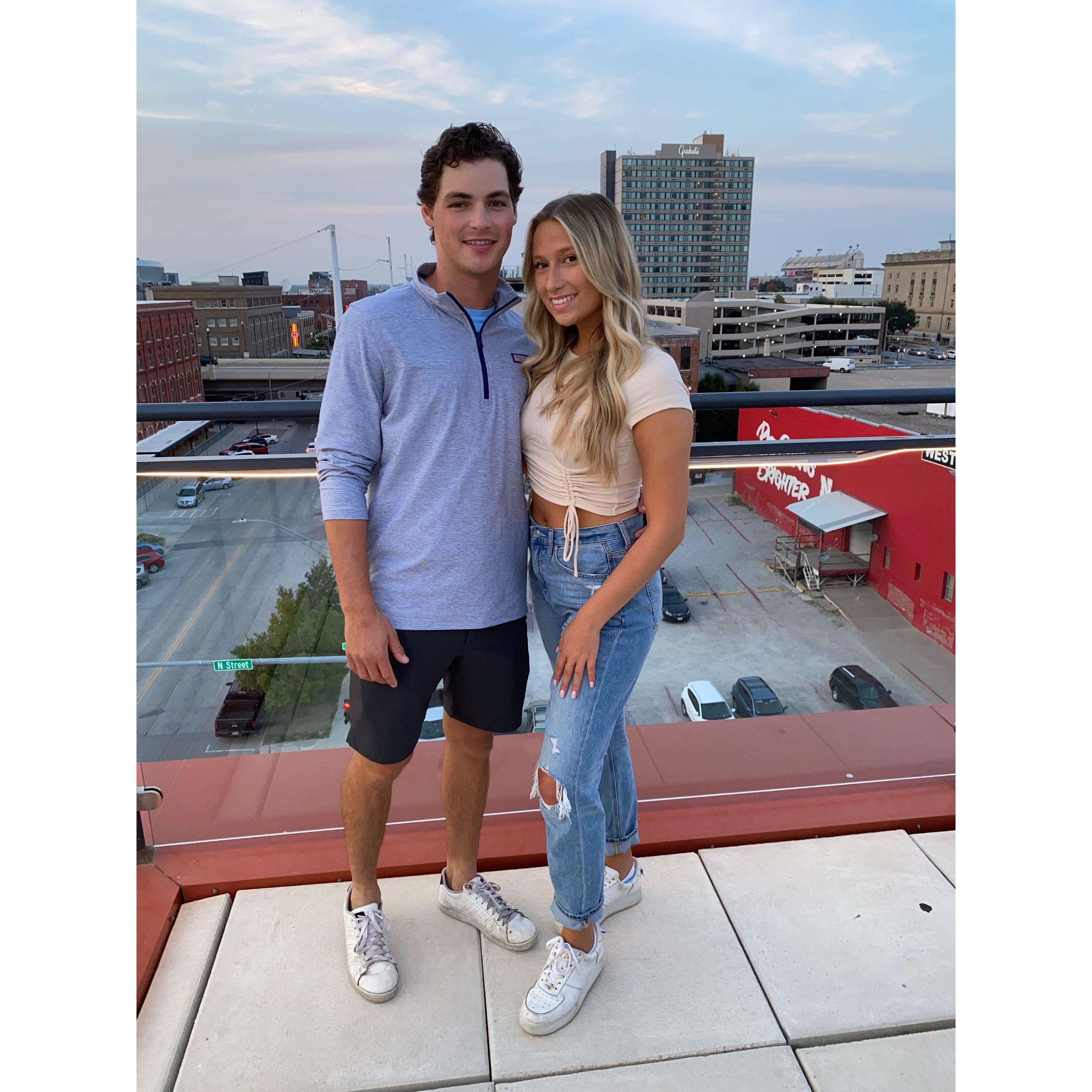 One of Tylers many visits to Nebraska