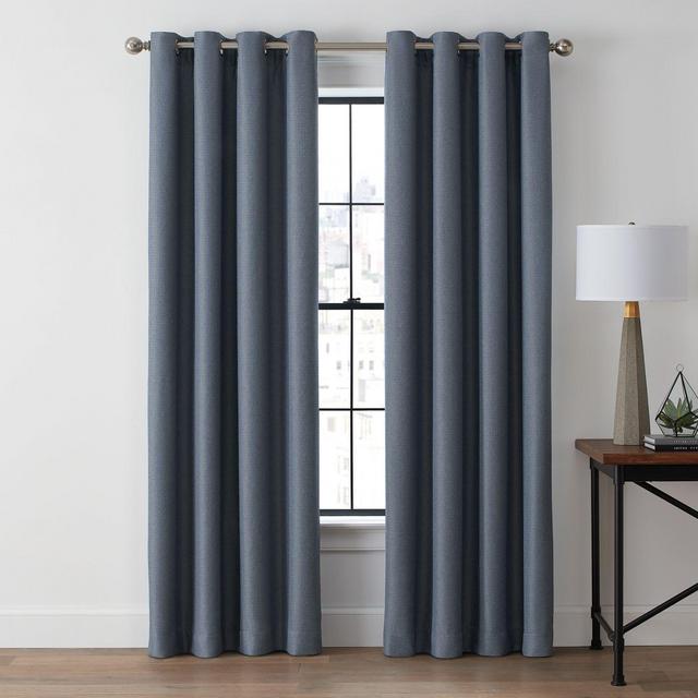 Brookstone® Zadie 84-Inch Grommet Blackout Window Curtain Panel in Indigo