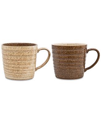 Denby Studio Craft 2-Pc. Alt Ridged Mug Set