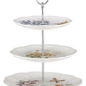Dinnerware, Butterfly Meadow 3 Tiered Server