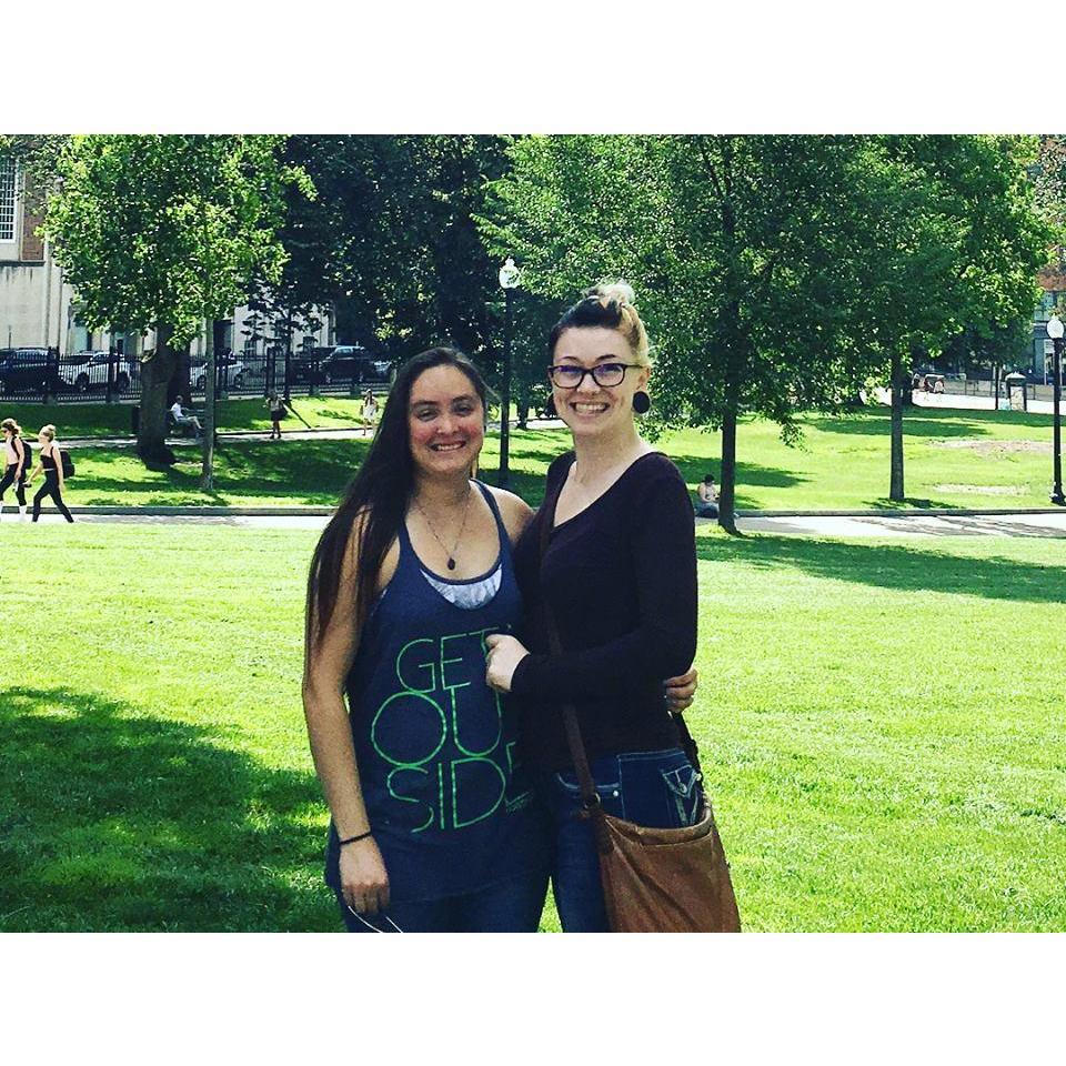 Posing in Boston Public Garden! (2018)
