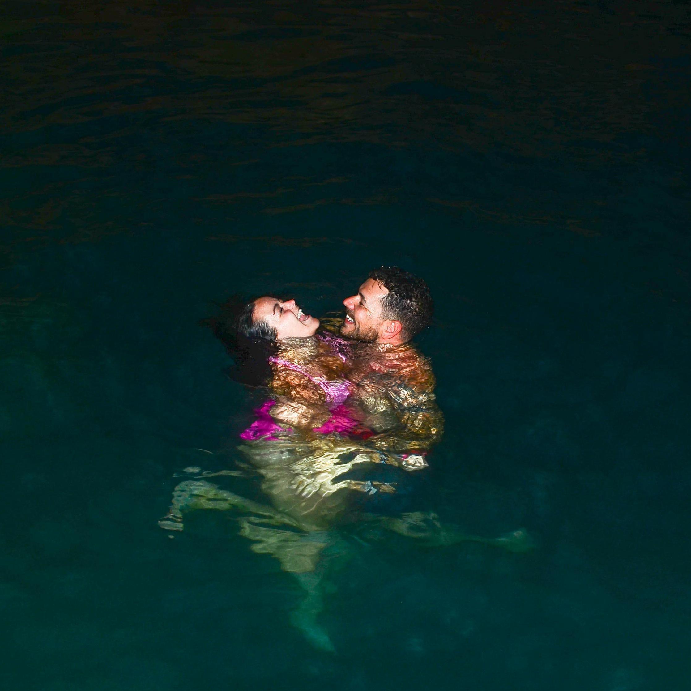 Swimming in a cave in Punta Cana, easily one of the coolest things we've ever done together!