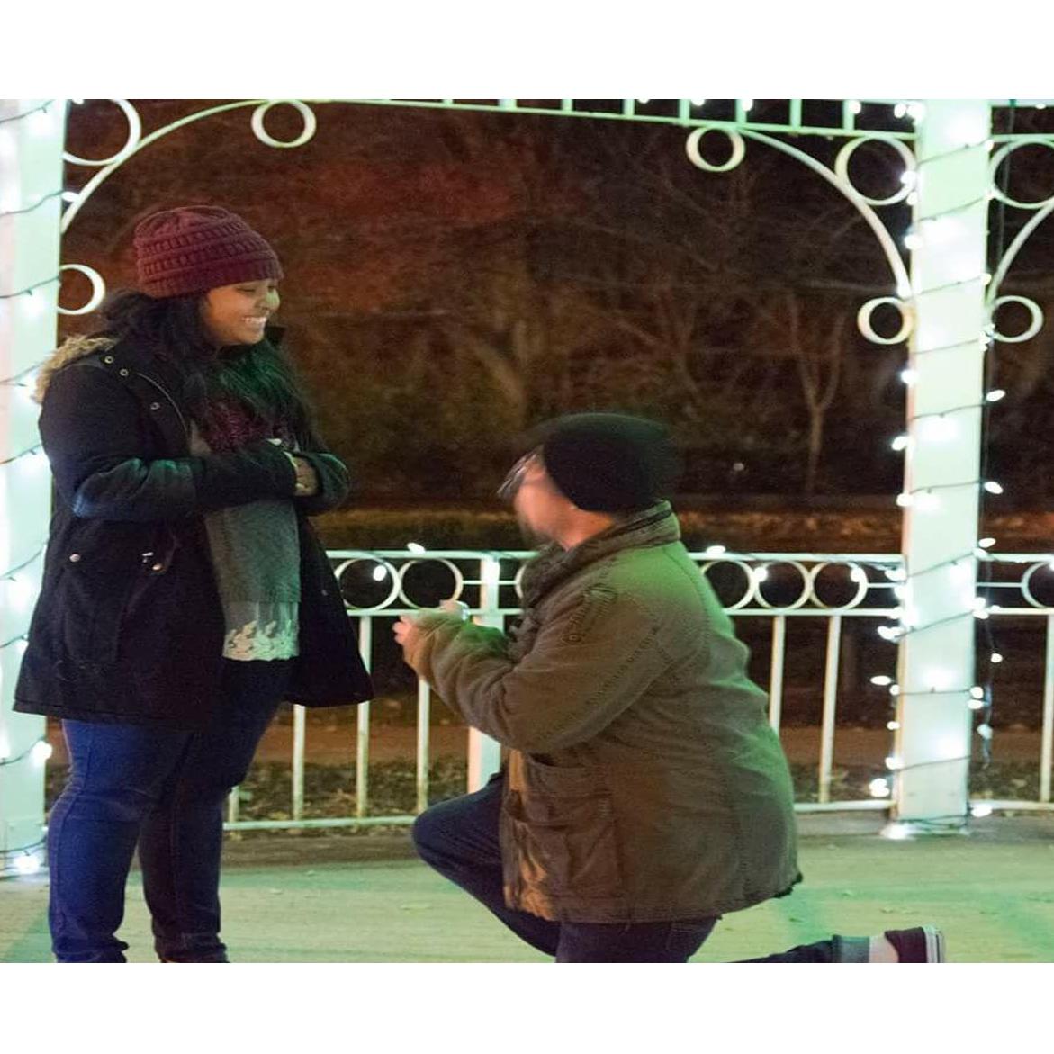 And then she said yes!