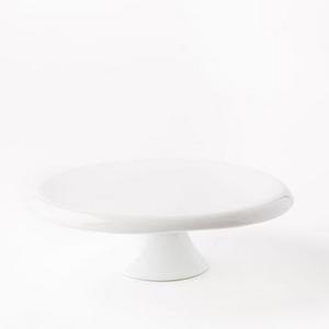 Organic Shaped Cake Stand, White