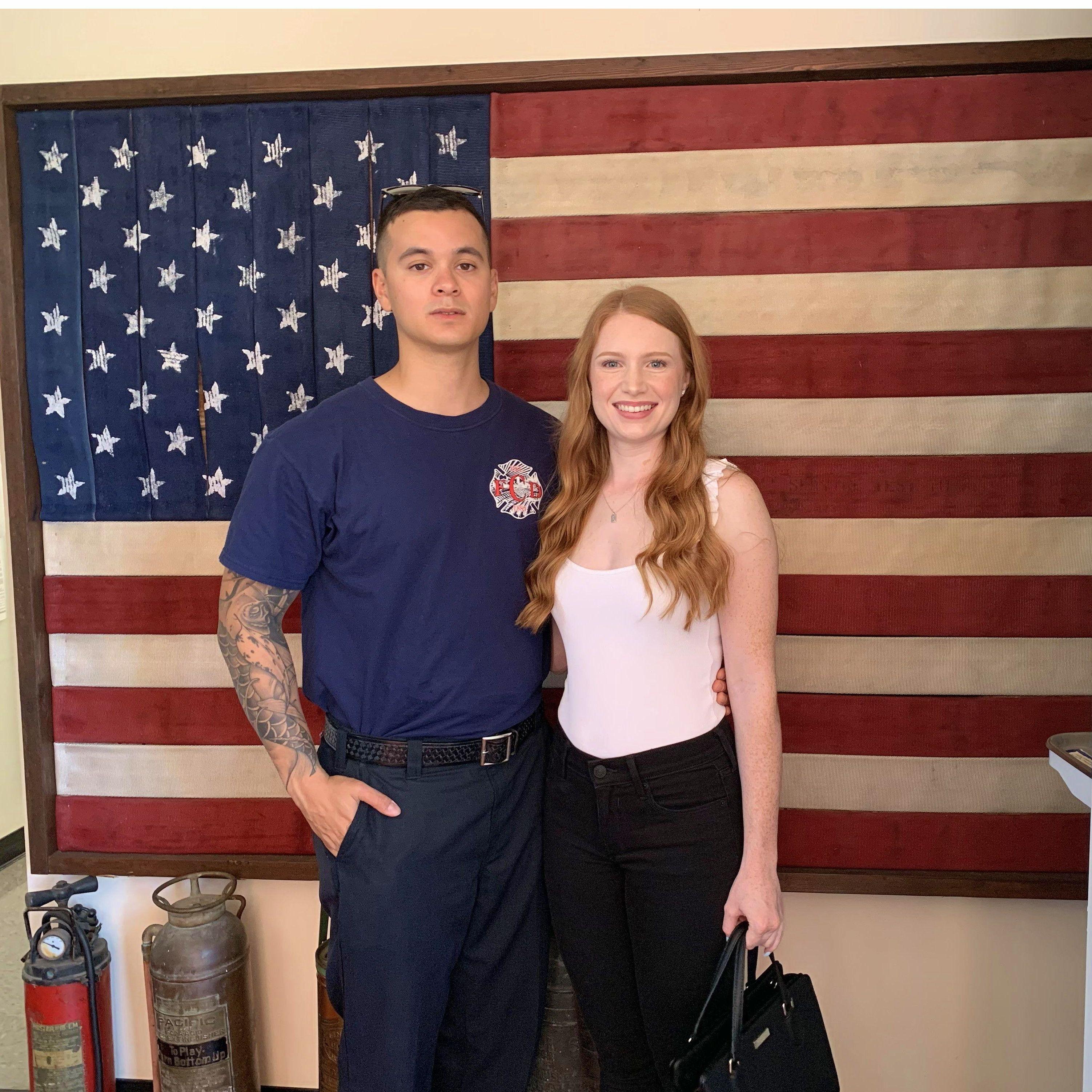 June 2019 | Kurt's badge pinning at Calistoga FD.