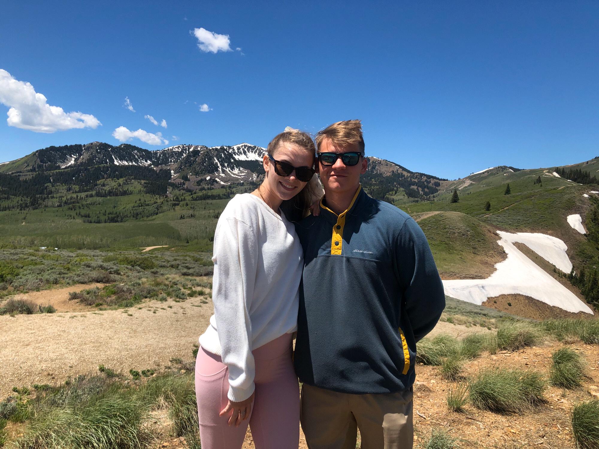 An overlook in Utah