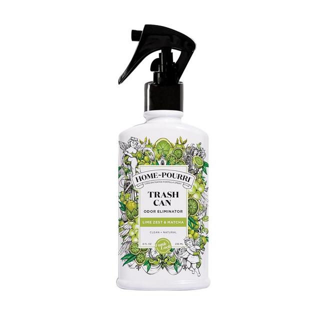 Home-Pourri Trash Can Odor Freshener, 8 Fl Oz - Lime Zest and Matcha