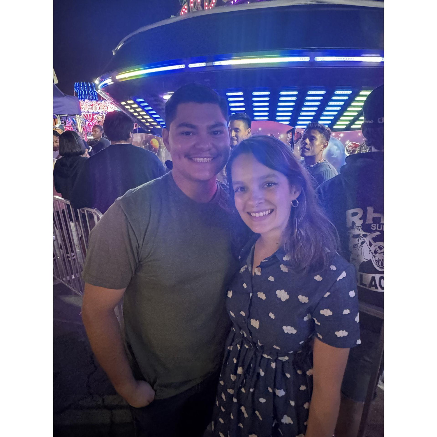 All smiles hanging out with family at the fair and enjoying snacks and (sometimes scary) rides.