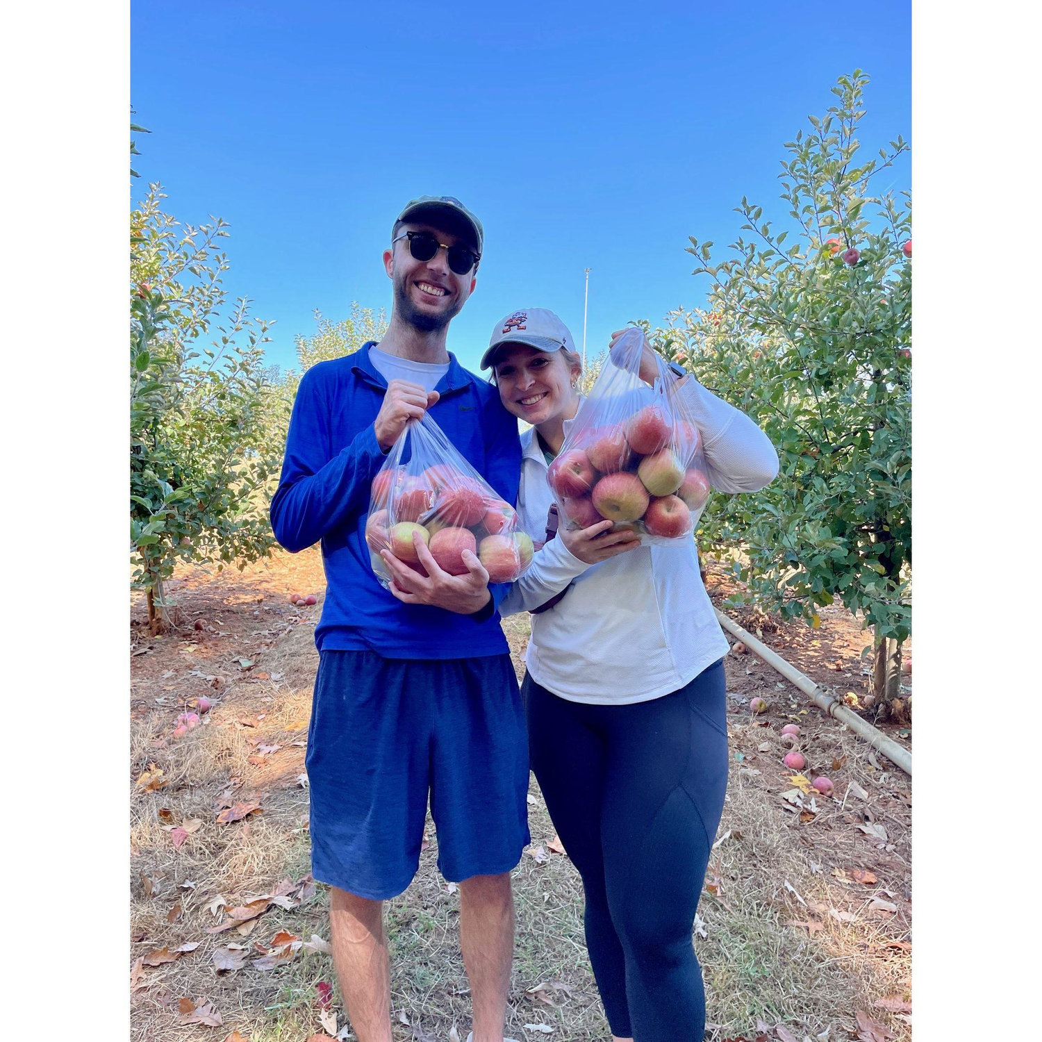 North GA apple picking - Lewis's favorite time of year!