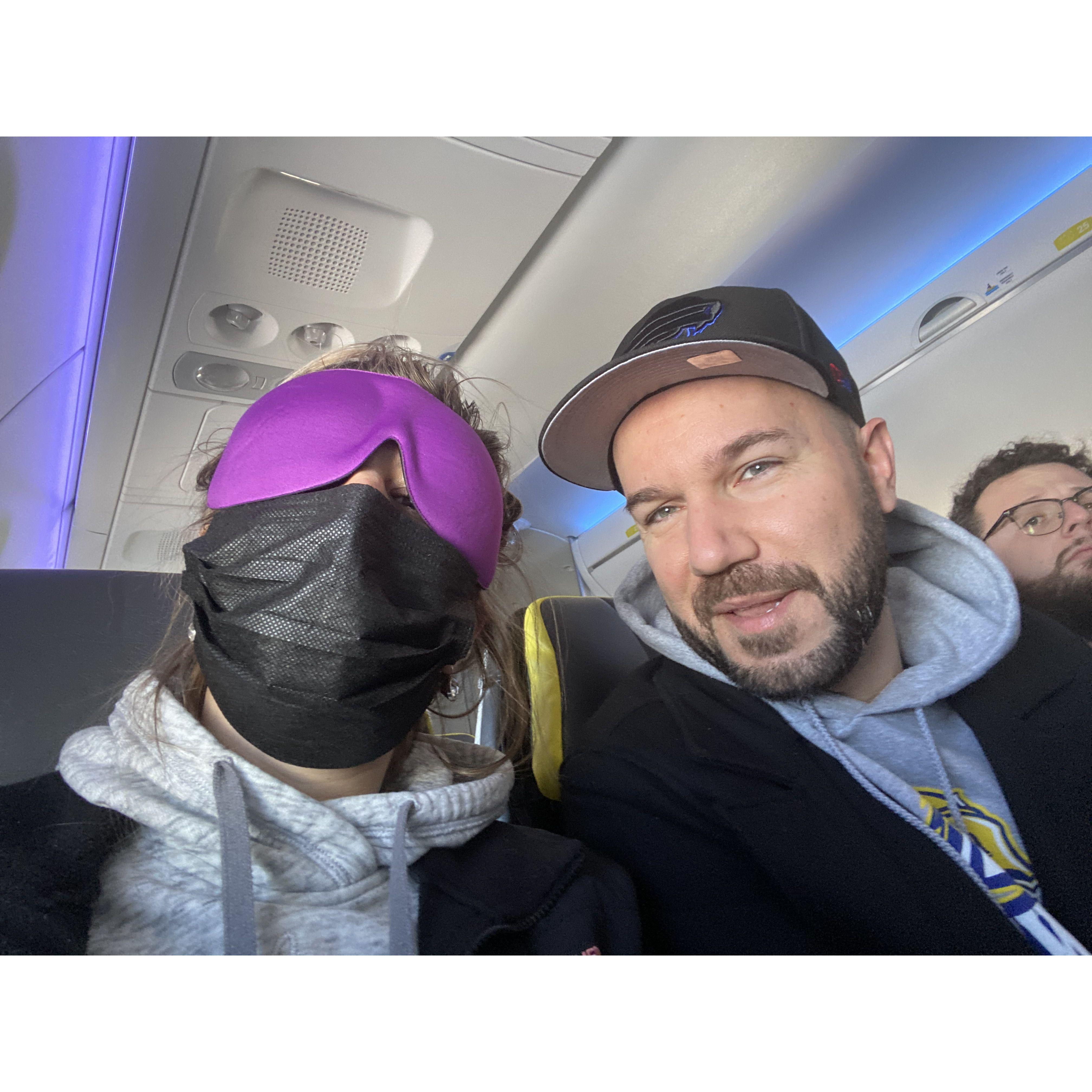 He loves flying with me :)