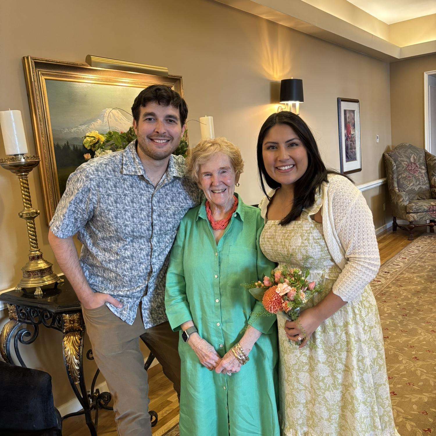 August 2025: Amanda’s grandma’s 90th birthday! Joe and Amanda are getting married on her wedding anniversary (: