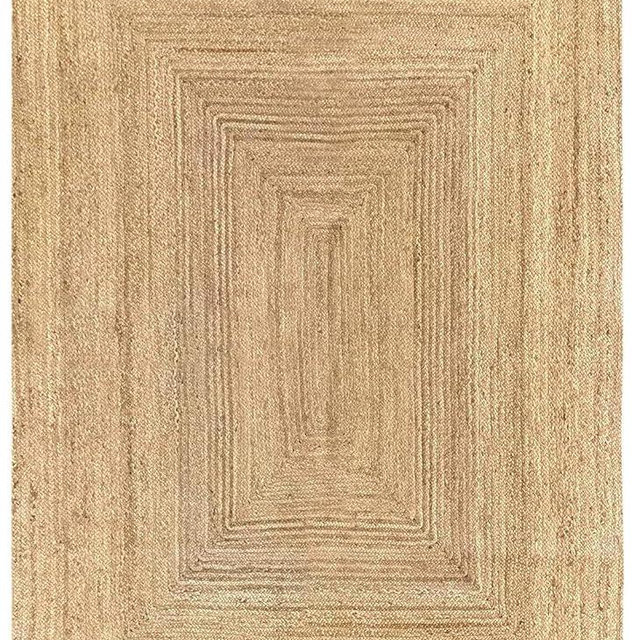 MDS Pack of 1 Handwoven Braided Jute Area Rug 2x5 Rectangular - 100% Natural Burlap Reversible Accent Rugs for Home Decor, Living Room, Doormat, Kitchen, Entryway Rug, Rustic, Farmhouse (2'x5')
