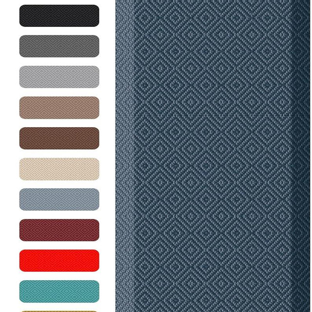 Ophanie Kitchen Mats for Floor, 3/4 Inch Thick Kitchen Rugs, 20'' x 48'' Anti Fatigue Standing Cushioned Mat, Waterproof,Comfort Ergonomic Mat for Office, Home, Sink, Blue Non-Slip Bottom