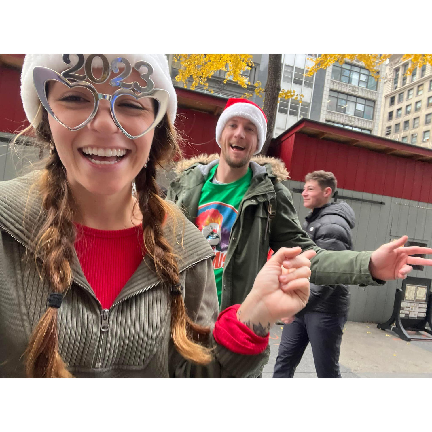 Our first SantaCon... If you're reading this, we have to go together next time--LOL