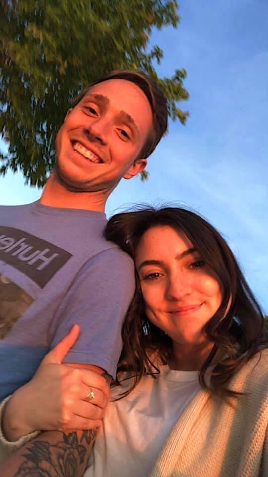 enjoying golden hour outside