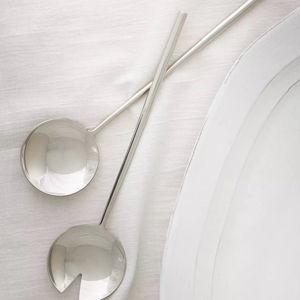 The Samson Stainless Steel 2-Piece Serving Set