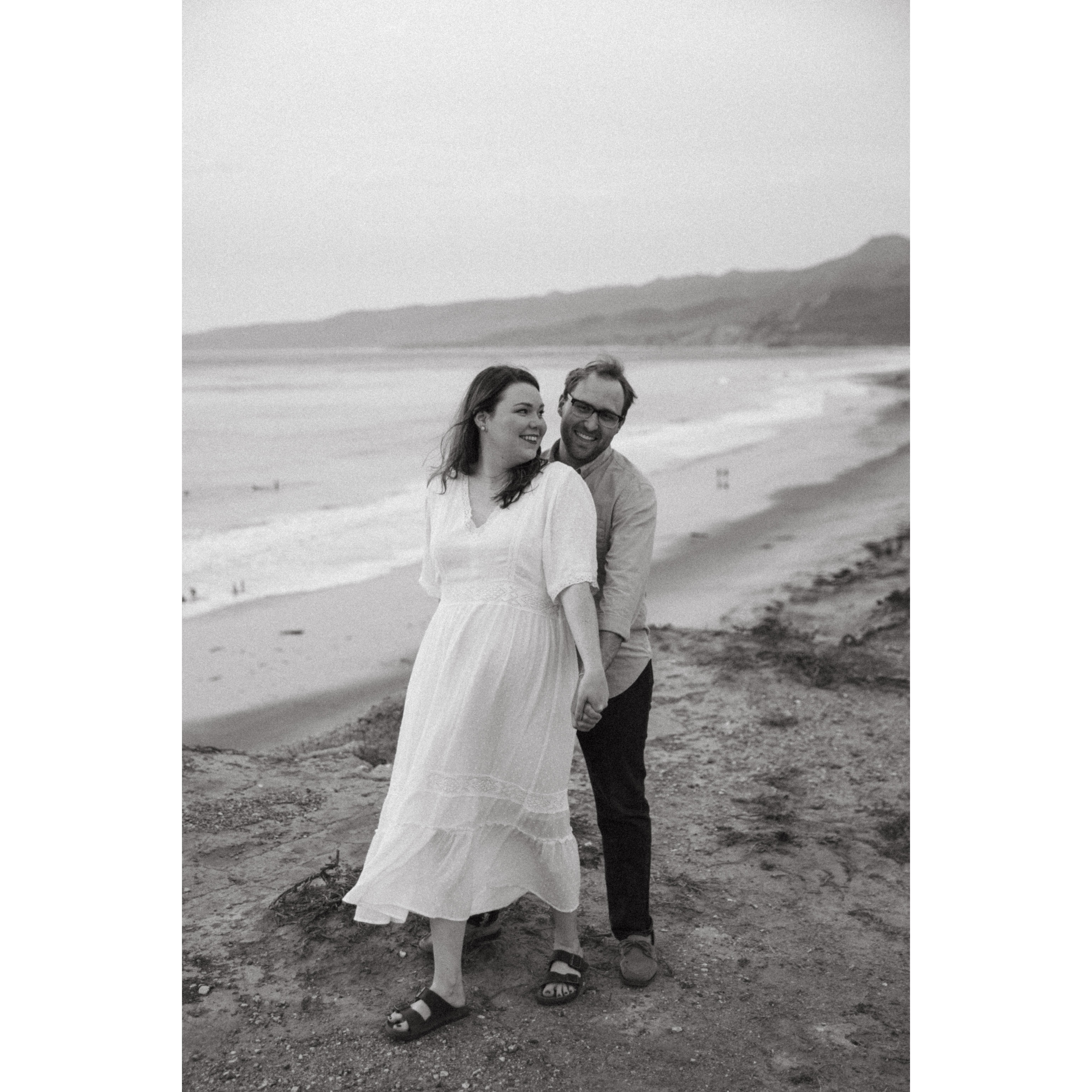 Jalama Beach engagement photos by Kadi Tobin.