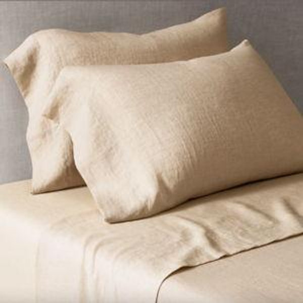 Italian Heritage Washed Linen Sheet Set | RH
