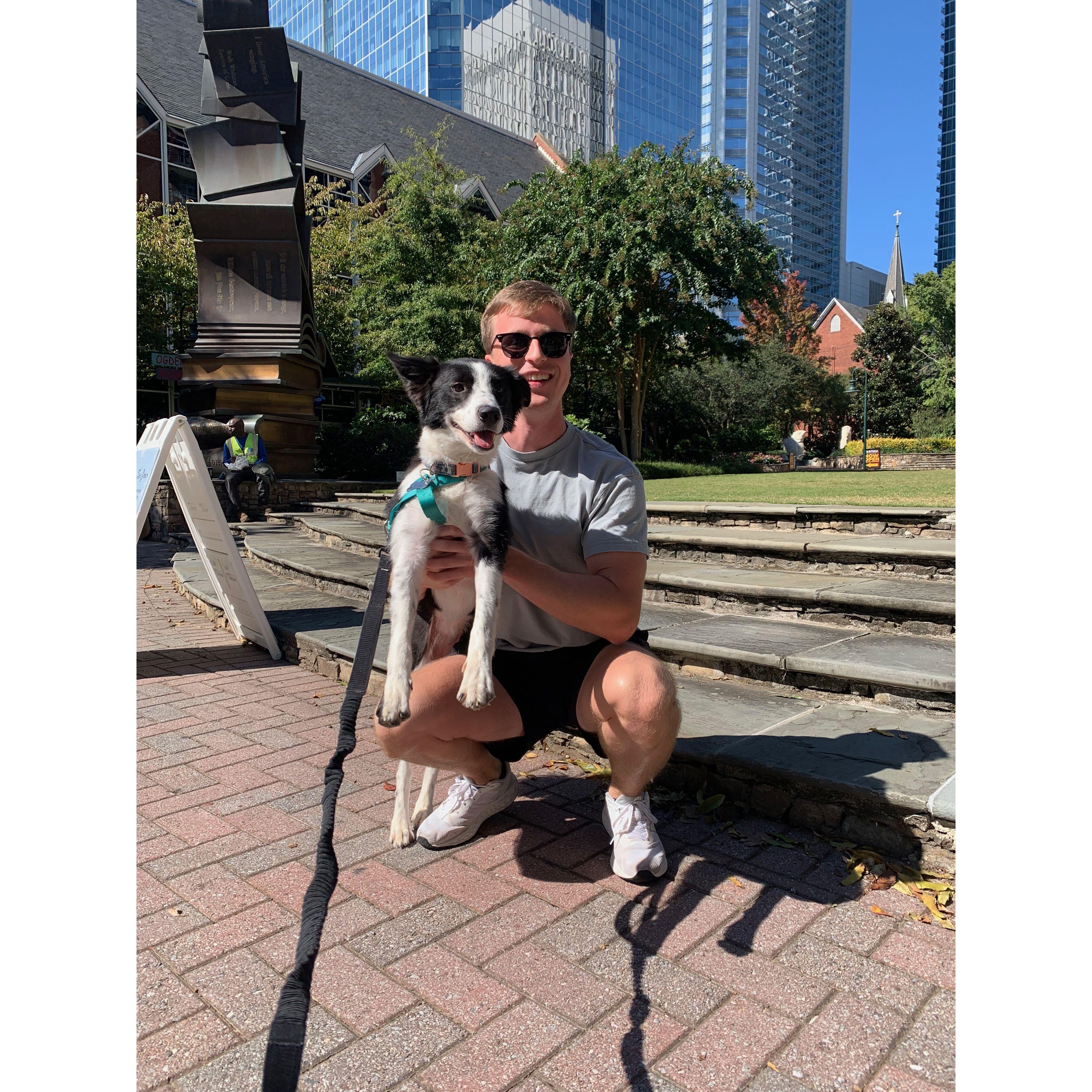 This picture was taken in Uptown Charlotte!
