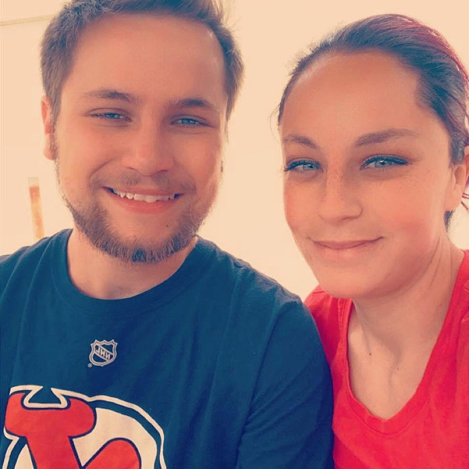 At my MOH Ashley's house for a Memorial Day BBQ. Little did I know this would be the start of an amazing and fun adventure together.